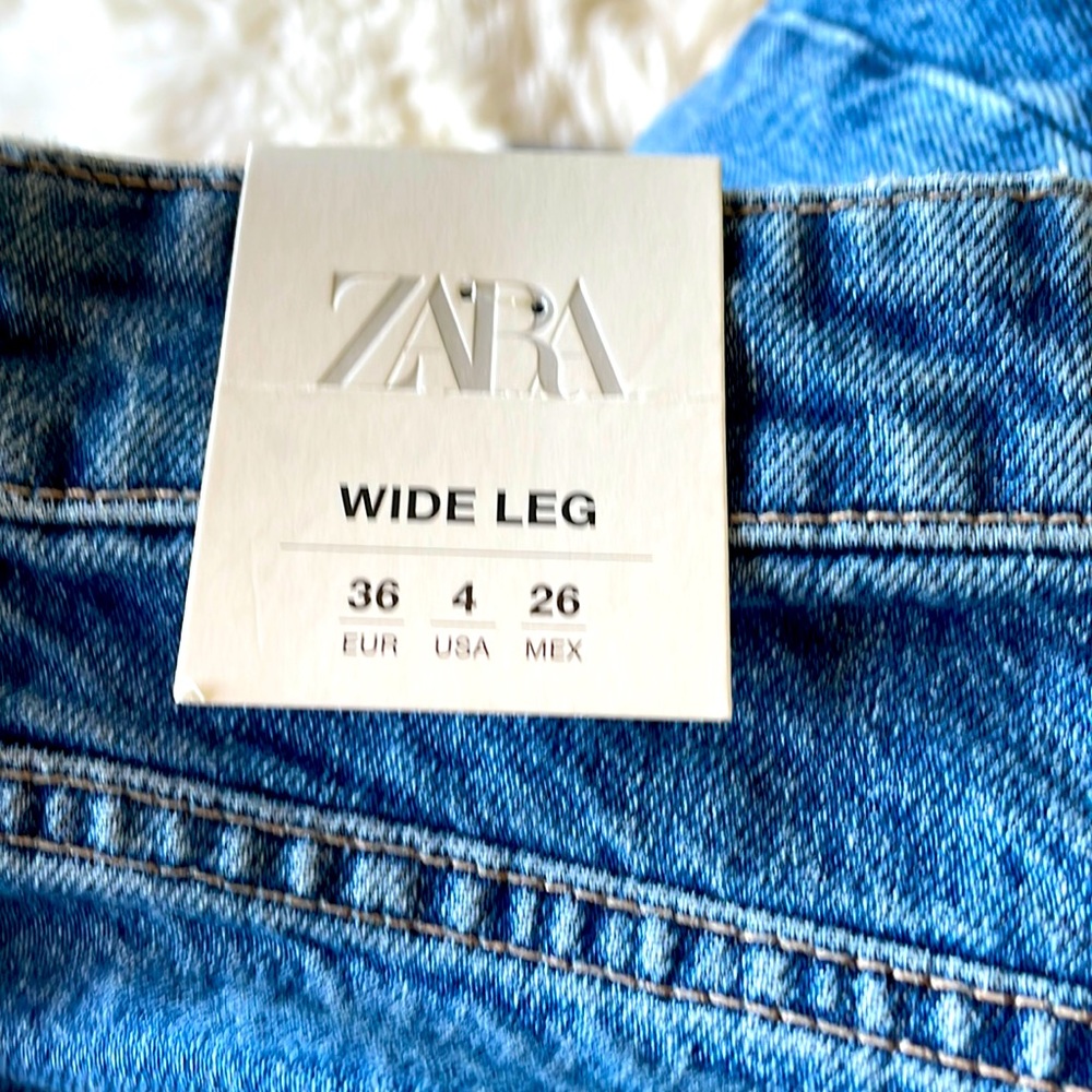 Zara wide leg jeans 36 USA 4